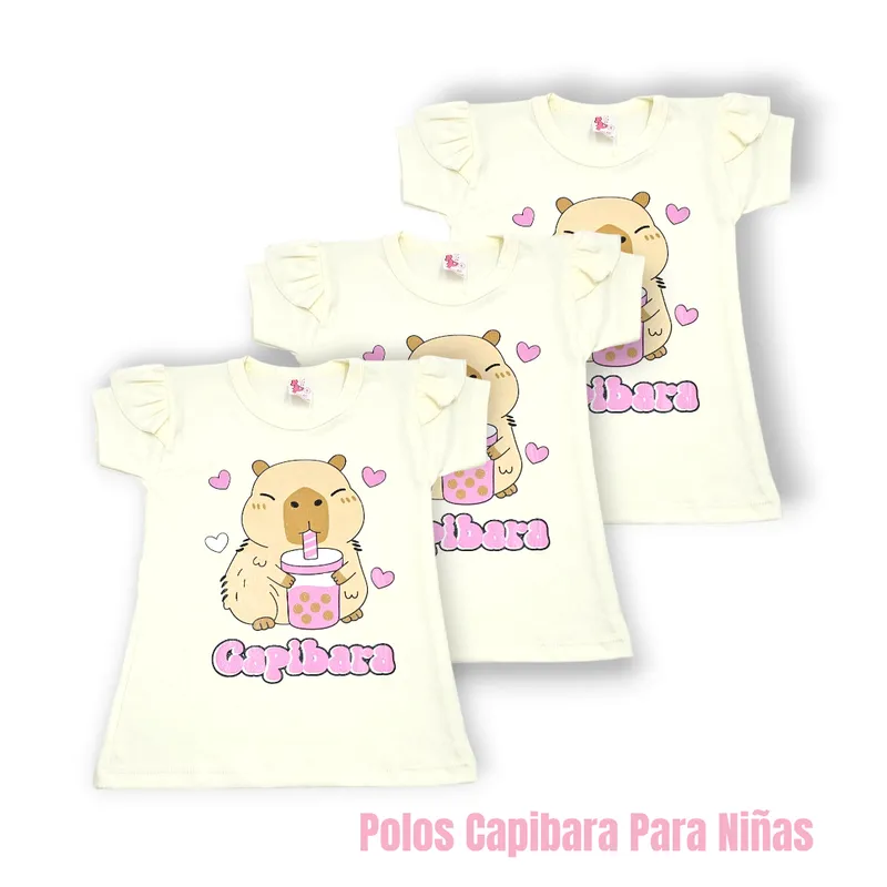 GENERICO - POLO CAPIBARA PARA NIÑA