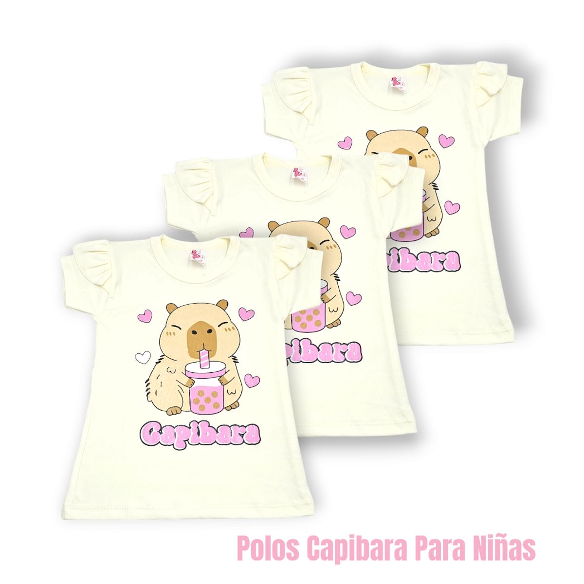 GENERICO - POLO CAPIBARA PARA NIÑA