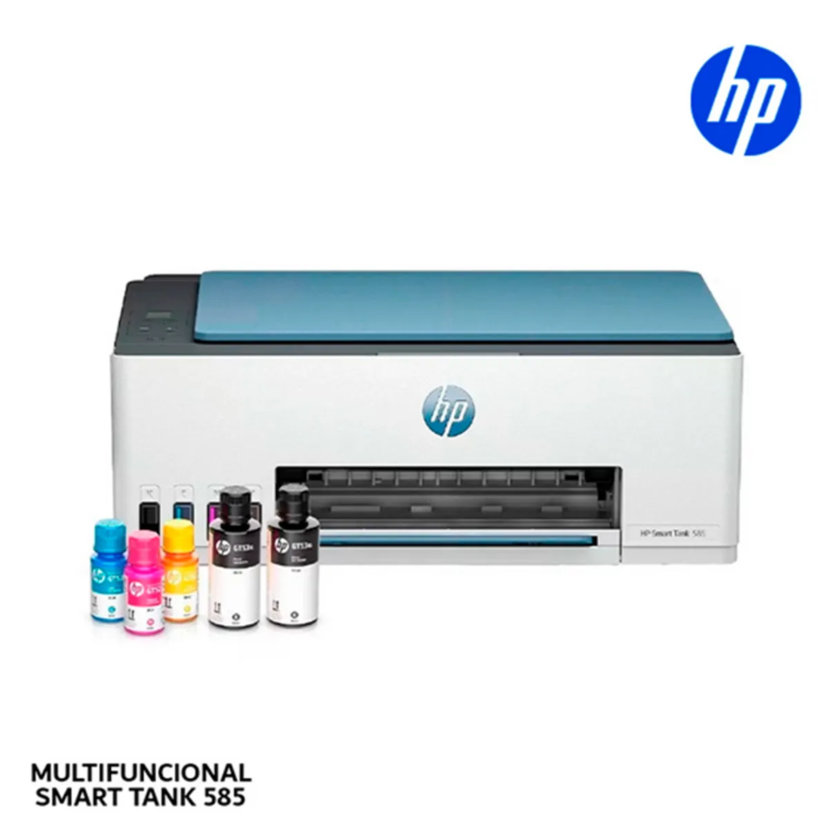 HP - Impresora Multifuncional HP Smart Tank 585 USB WiFi