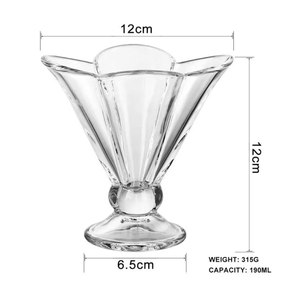 GENERICO - Set de Copa de Helado x6
