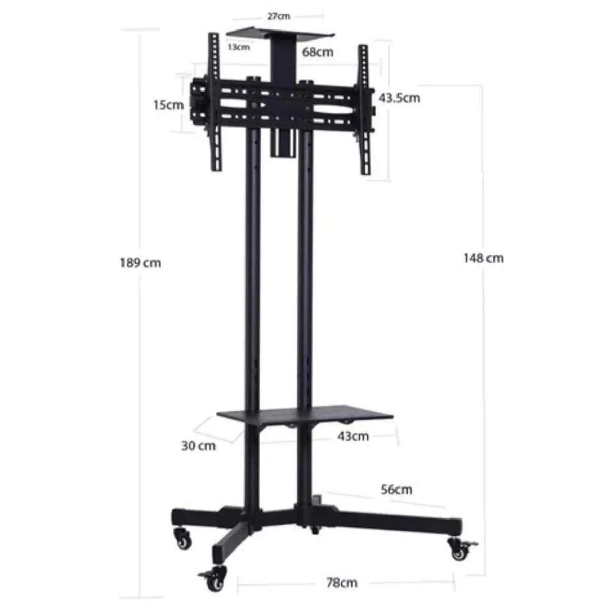 D' KAZA - D'kaza Rack Soporte Pedestal Para Tv 32 - 70 Pulgadas