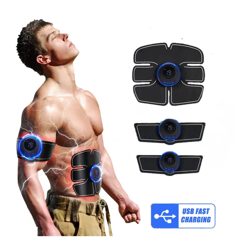 GENERICO - Estimulador Muscular EMS 3 en 1, Entrenador Recargable
