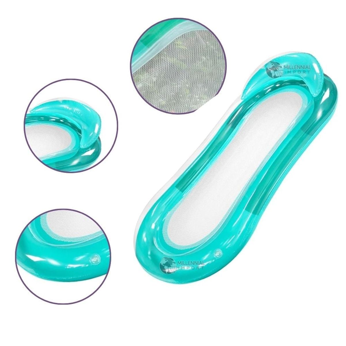 GENERICO - Flotador Hamaca Inflable de 178cm para Piscina para Hombre