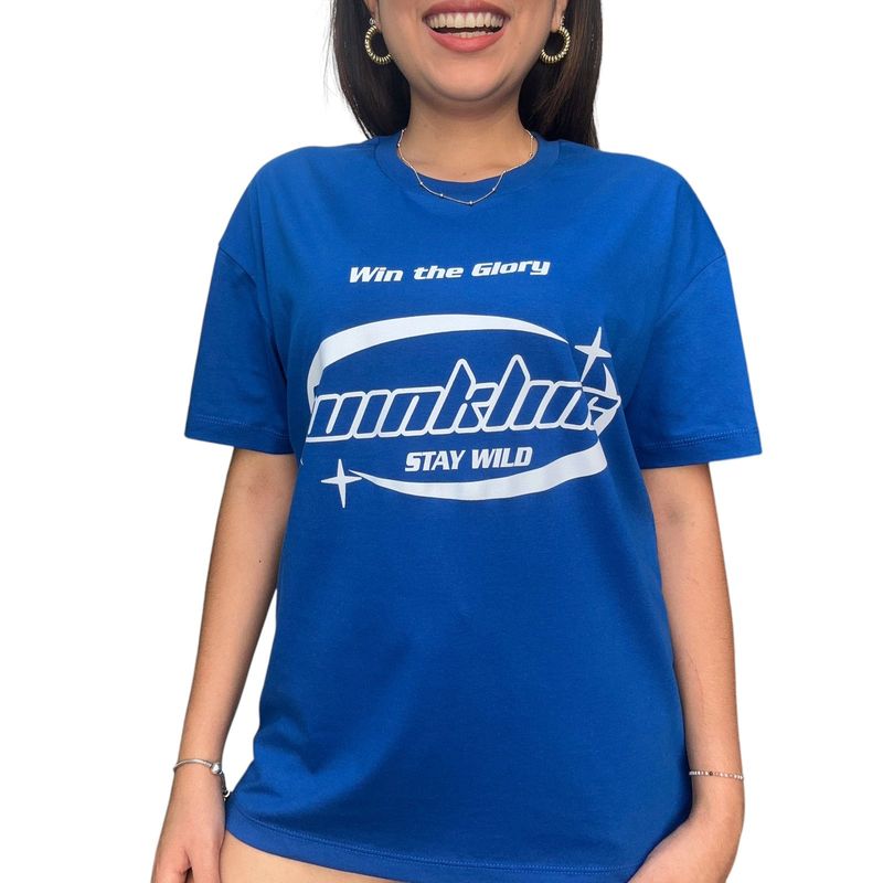 ENGELL - Polo Oversize Win the Glory Azul