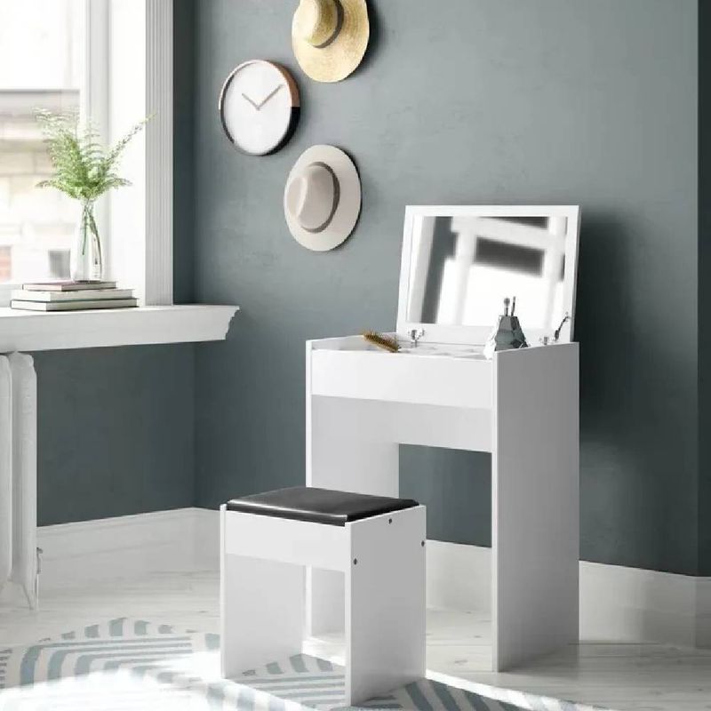 NACION MUEBLES - TOCADOR NACION MUEBLES ELEONOR COLOR BLANCO