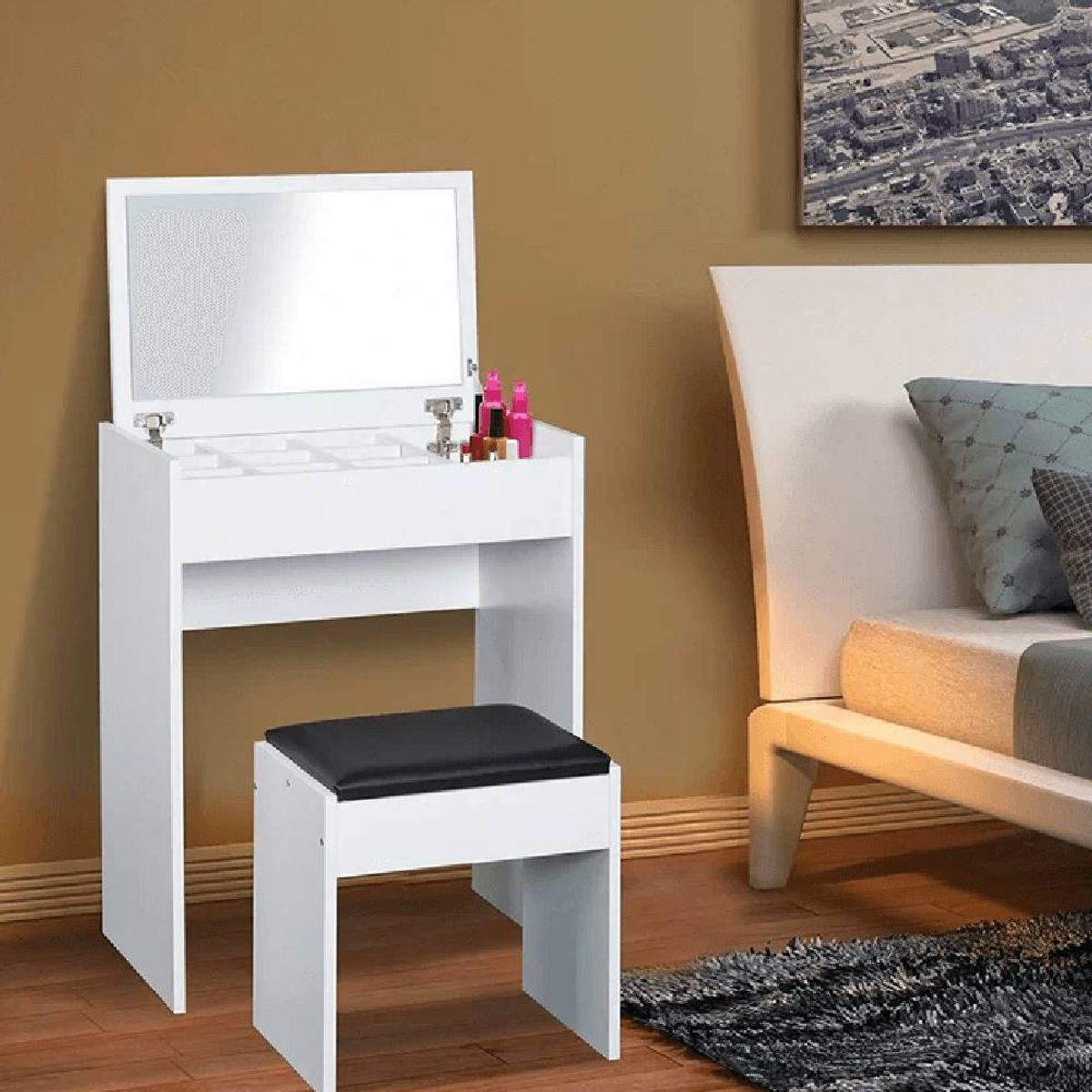 NACION MUEBLES - TOCADOR NACION MUEBLES ELEONOR COLOR BLANCO