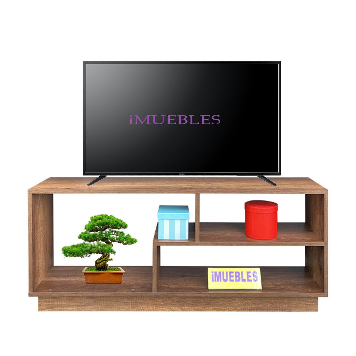 TEMEL - Mueble TV Centro Entretenimiento Rack TV