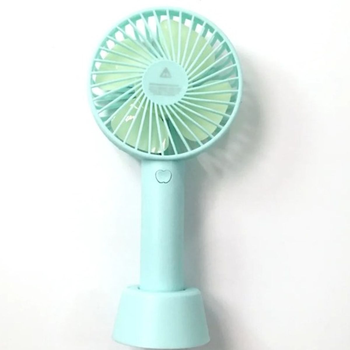 GENERICO - Mini ventilador de mano eléctrico recargable Celeste