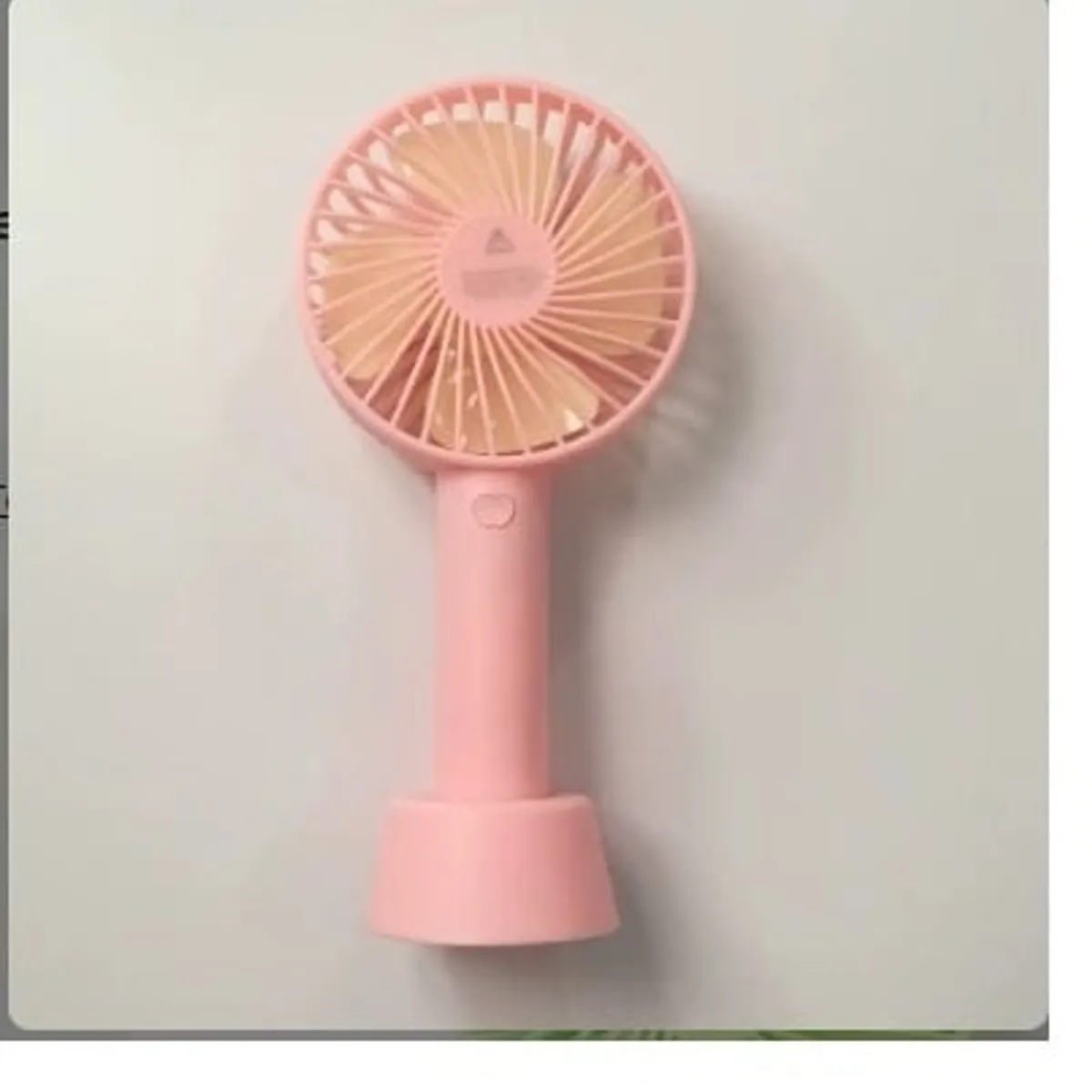 GENERICO - Mini ventilador de mano eléctrico recargable Rosa