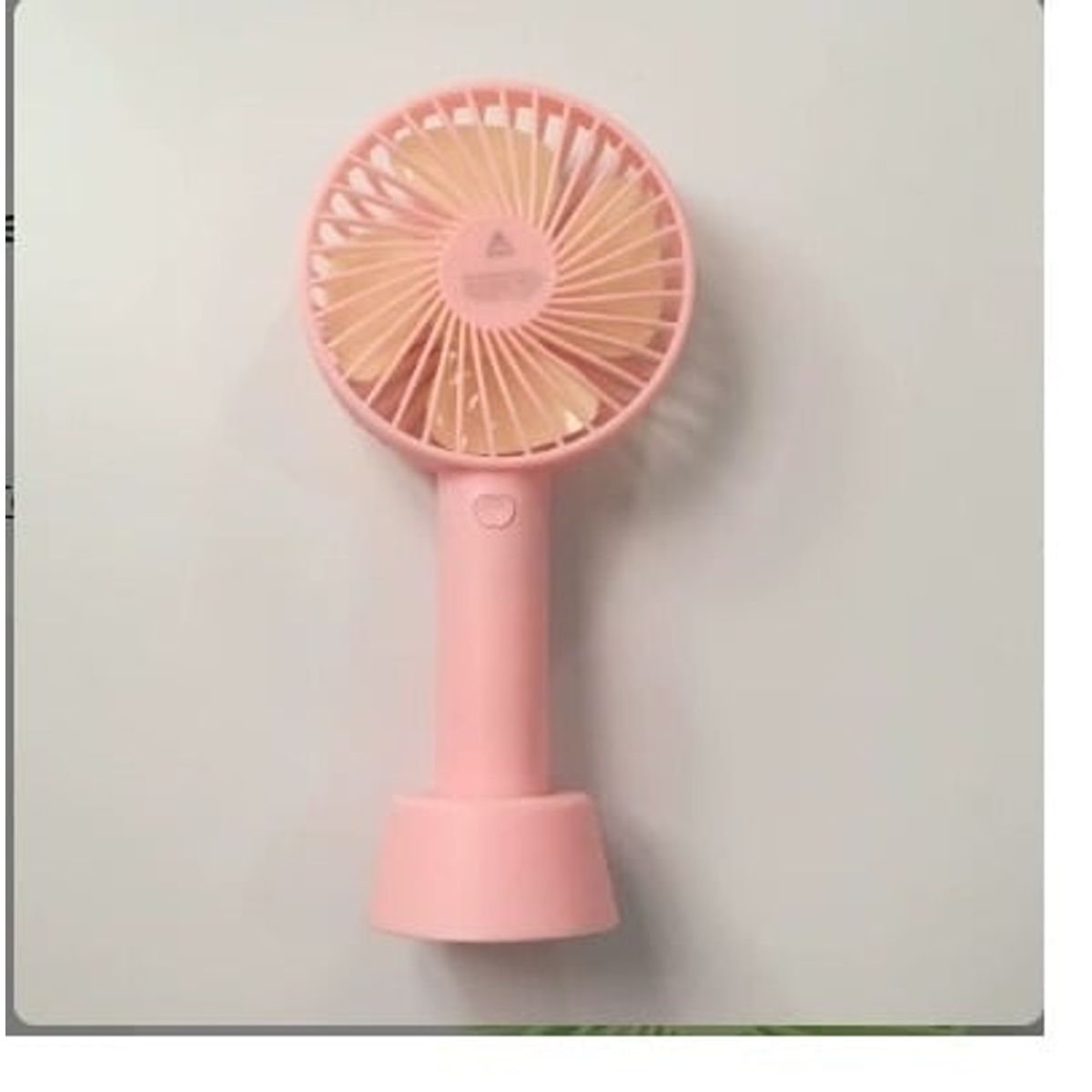 GENERICO - Mini ventilador de mano eléctrico recargable Rosa