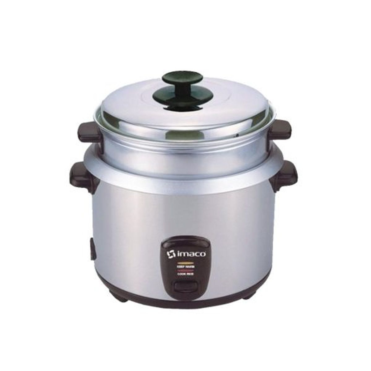 IMACO - Olla Arrocera de 1.5 Litros Cromada Imaco IRC502S