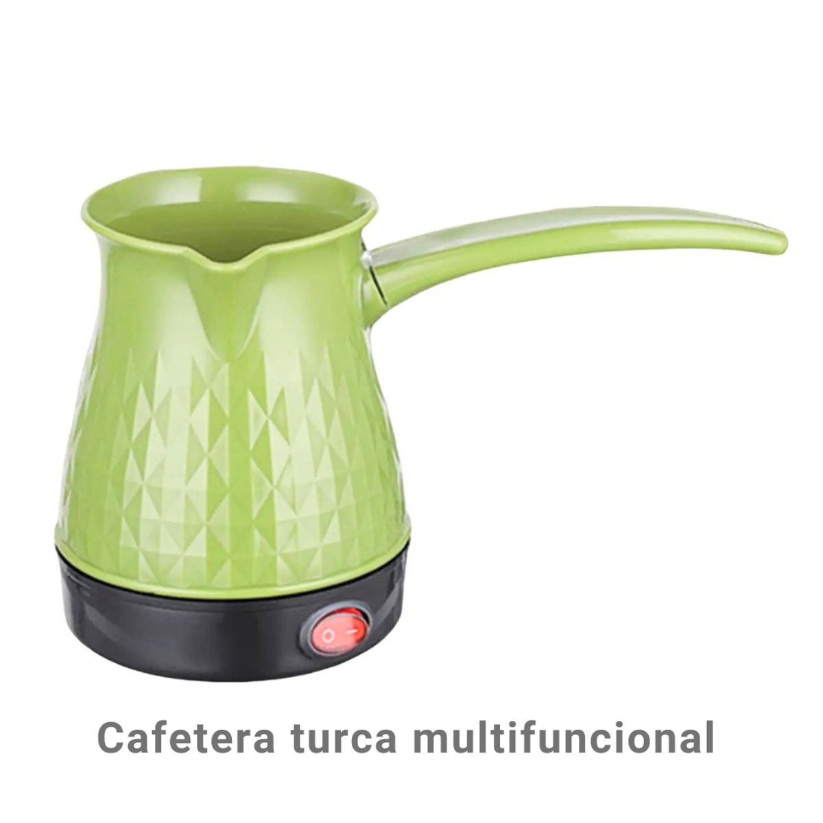 GENERICO - Cafetera jarra turca de acero inoxidable verde