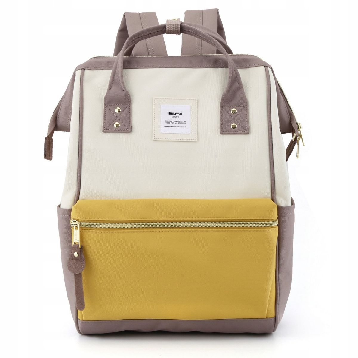 HIMAWARI - Himawari - Mochila Holly Daze Laptop 15 pulgadas Cúrcuma y Arroz