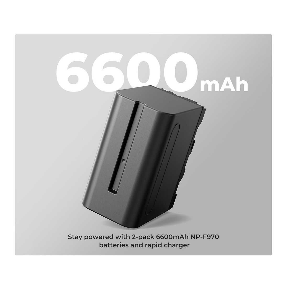 K&F CONCEPT - Kit de 2 baterías NP970 + cargador dual K&F Concept
