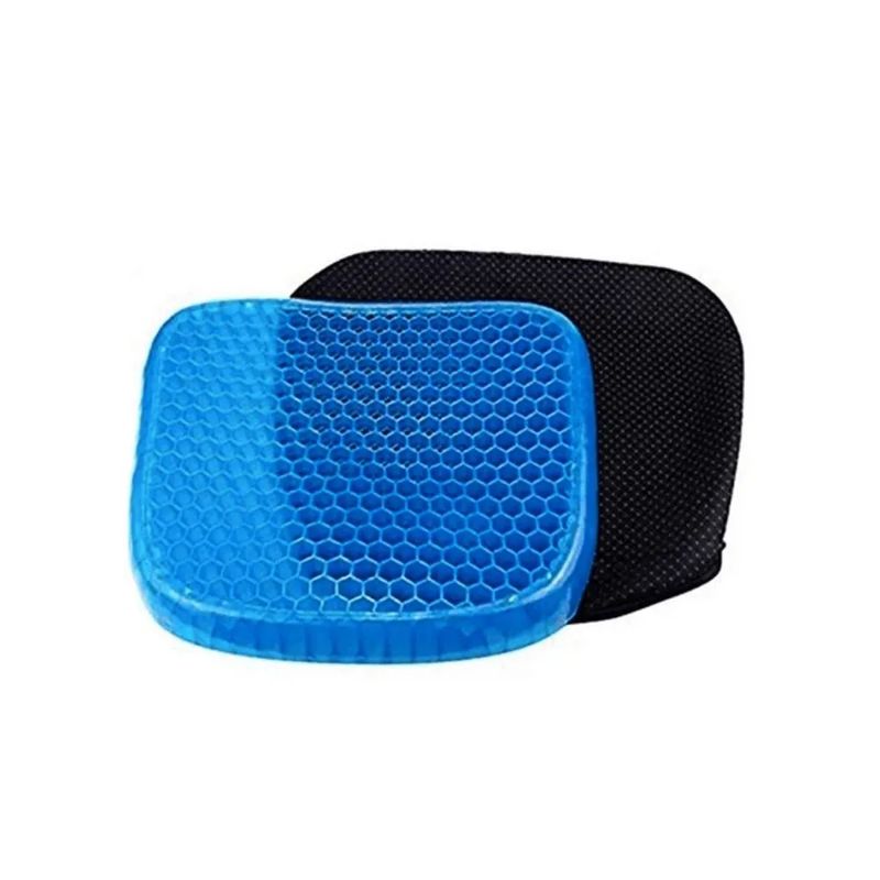 GENERICO - Asiento Cojín Confortable de Gel con Funda de 1000g