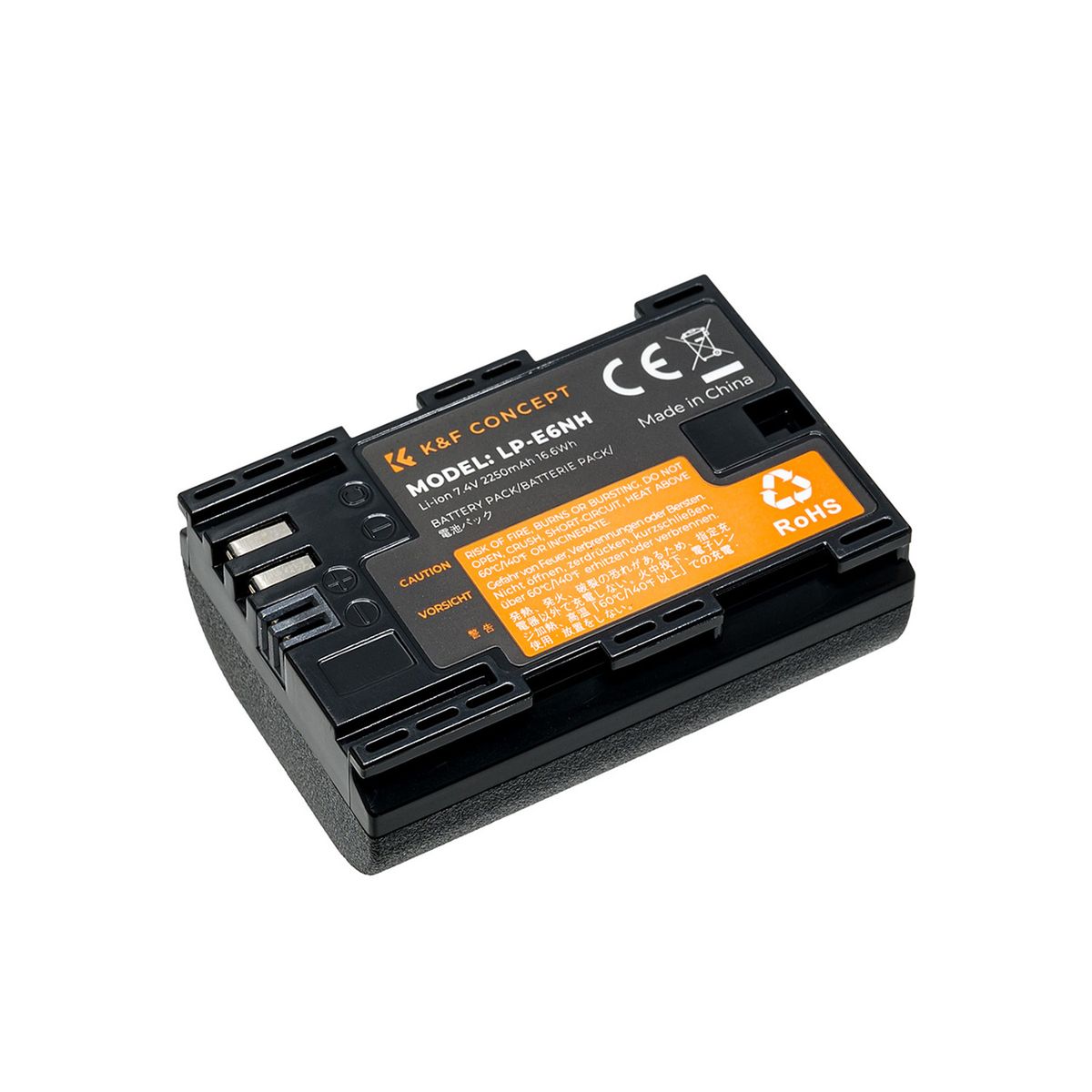 K&F CONCEPT - Batería Canon LP-E6NH de 2250mAh - K&F Concept