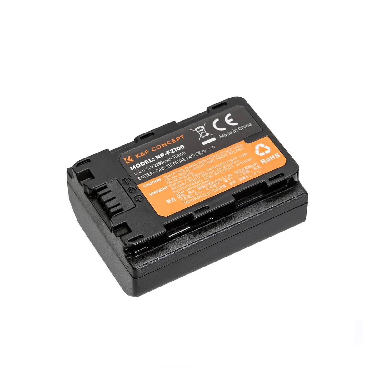 K&F CONCEPT - Batería Sony NP-FZ100 de 2280 mAh - K&F Concept