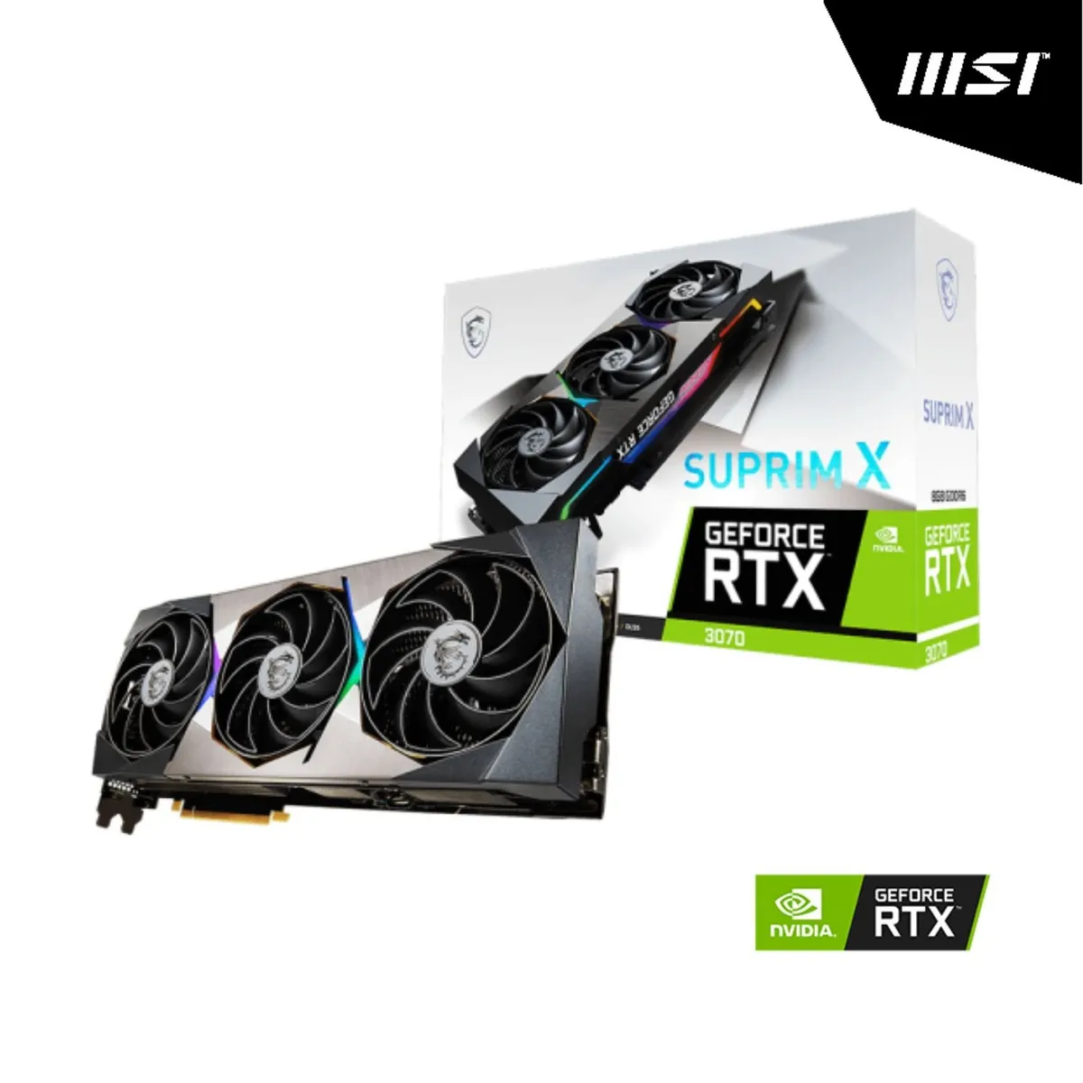 MSI - Tarjeta video MSI GeForce RTX 3070 SUPRIM X 8 GB GDDR6 256-bit DPx3
