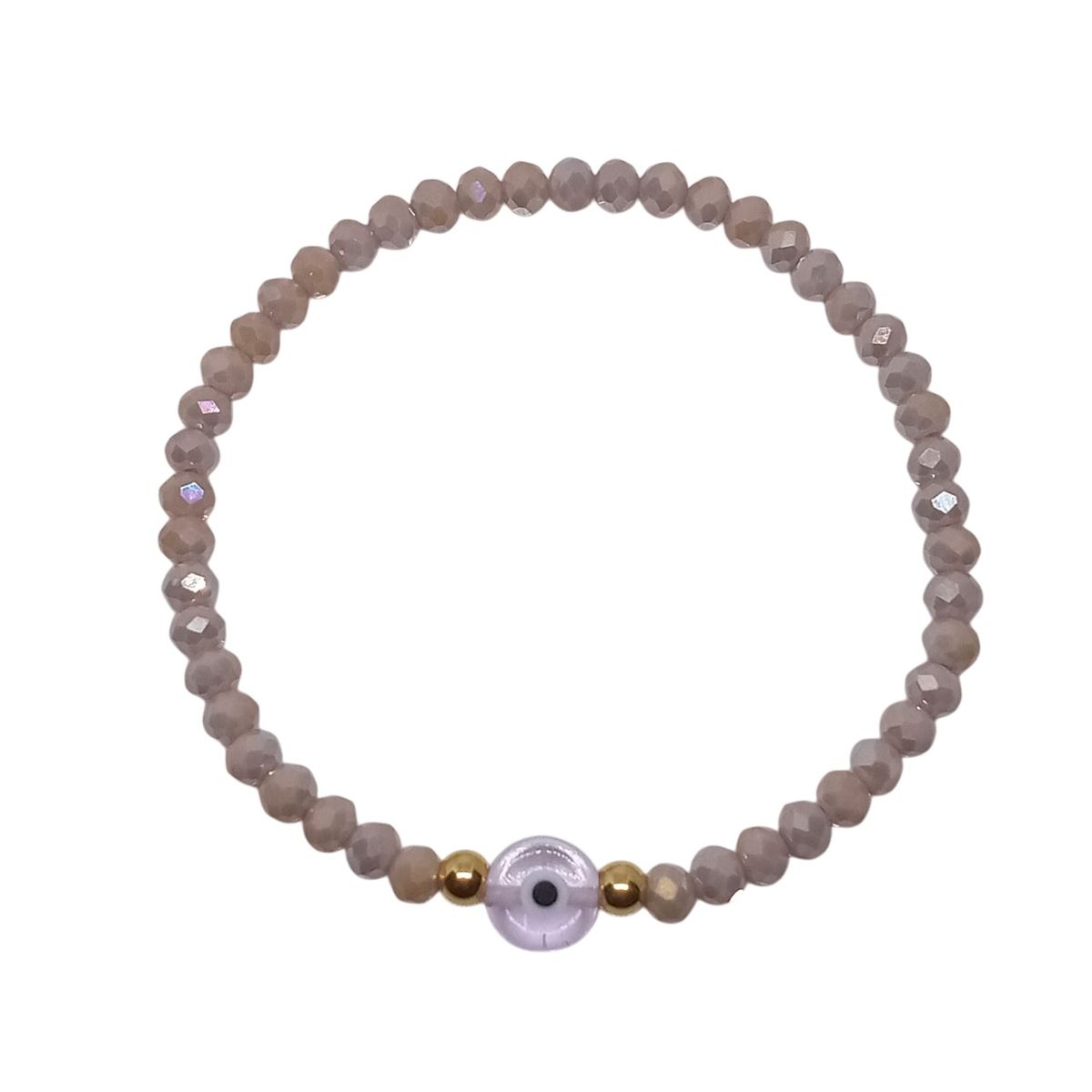 LUCYANA JOYAS Y ACCESORIOS - Pulsera para Mujer con Ojo Turco y Cristal de murano - Joyas Lucyana