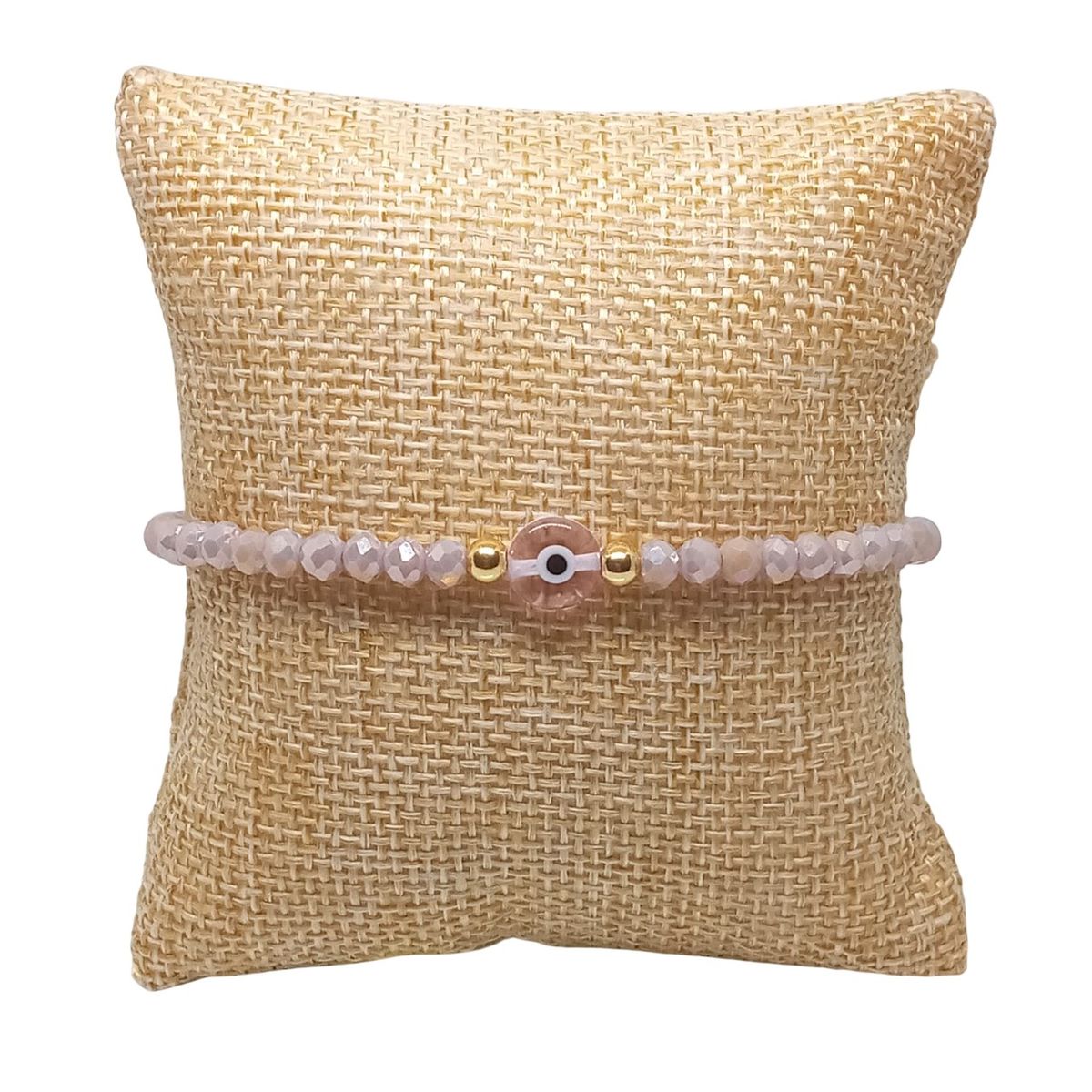 LUCYANA JOYAS Y ACCESORIOS - Pulsera para Mujer con Ojo Turco y Cristal de murano - Joyas Lucyana