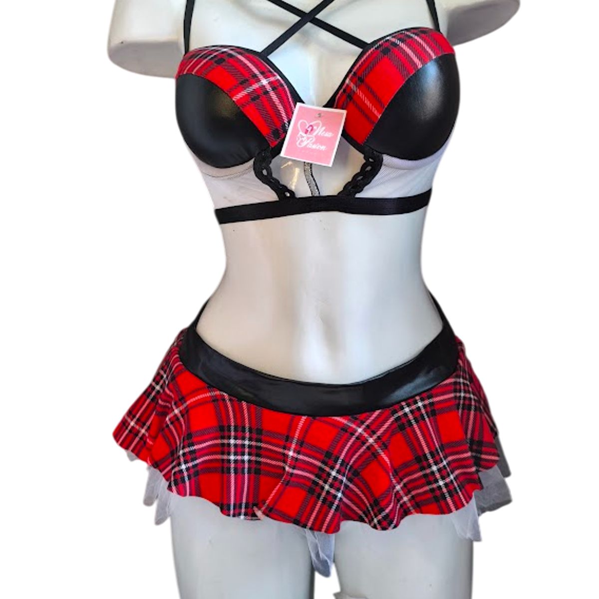 GENERICO - DISFRAZ COLEGIALA LENCERIA SEXY