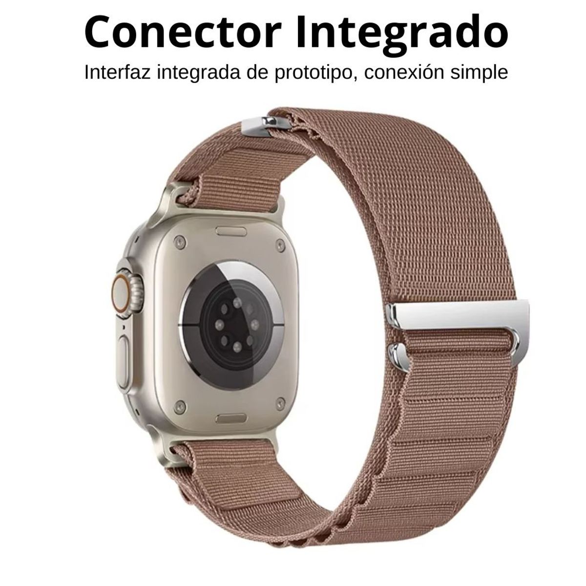 URVOI - Correa Alpine Loop C-Hook Para Apple Watch Color Caramelo