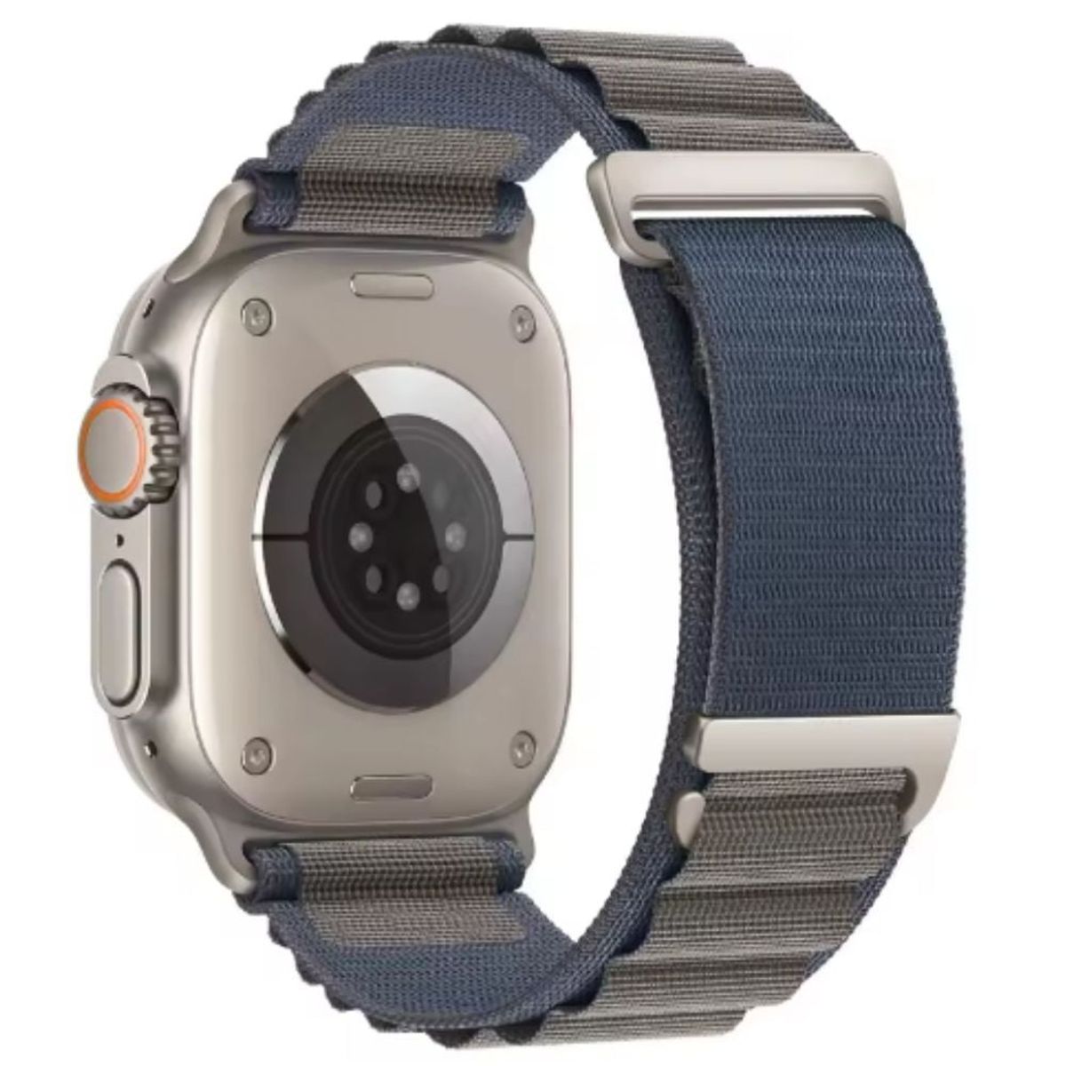 URVOI - Correa Alpine Loop C-Hook Para Apple Watch Color Azul Gris