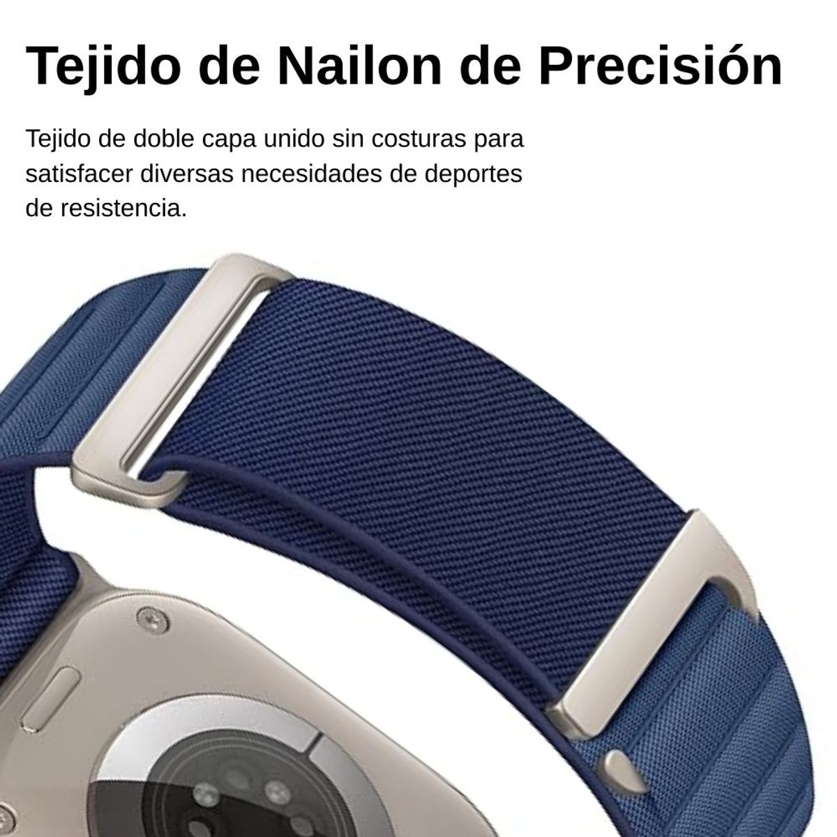 URVOI - Correa Alpine Loop C-Hook Para Apple Watch Color Azul