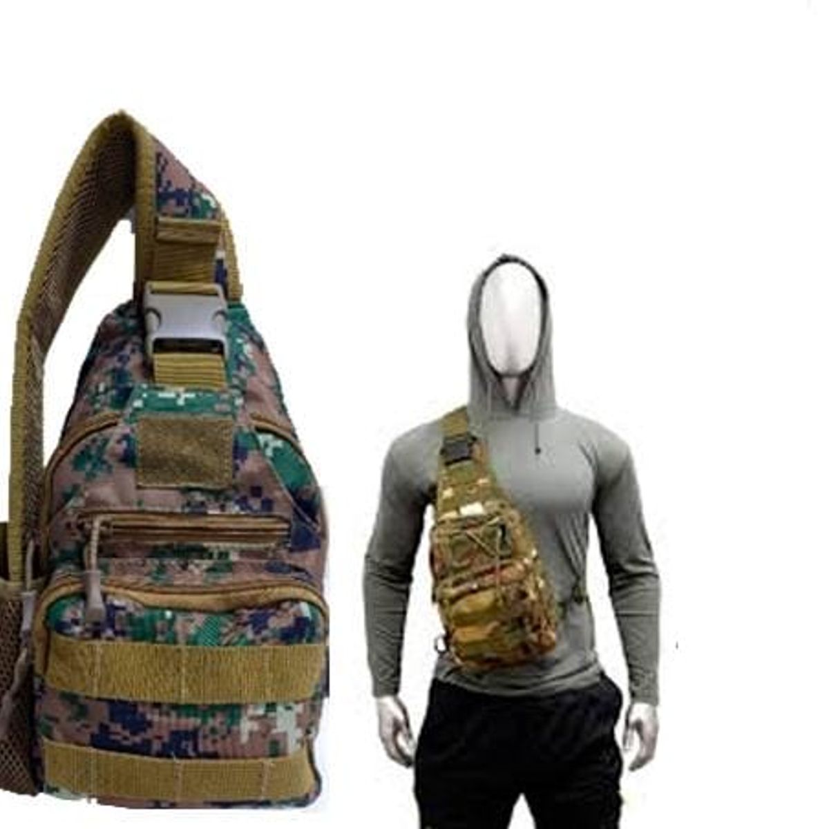 GENERICO - Camouflage tactical waist bag