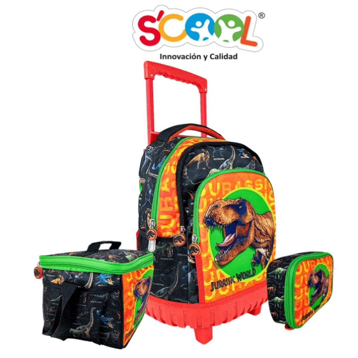 SCOOL - SET MOCHIRUEDAS JURASICC