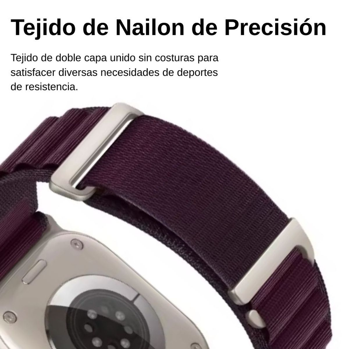 URVOI - Correa Alpine Loop C-Hook Para Apple Watch Color Vino