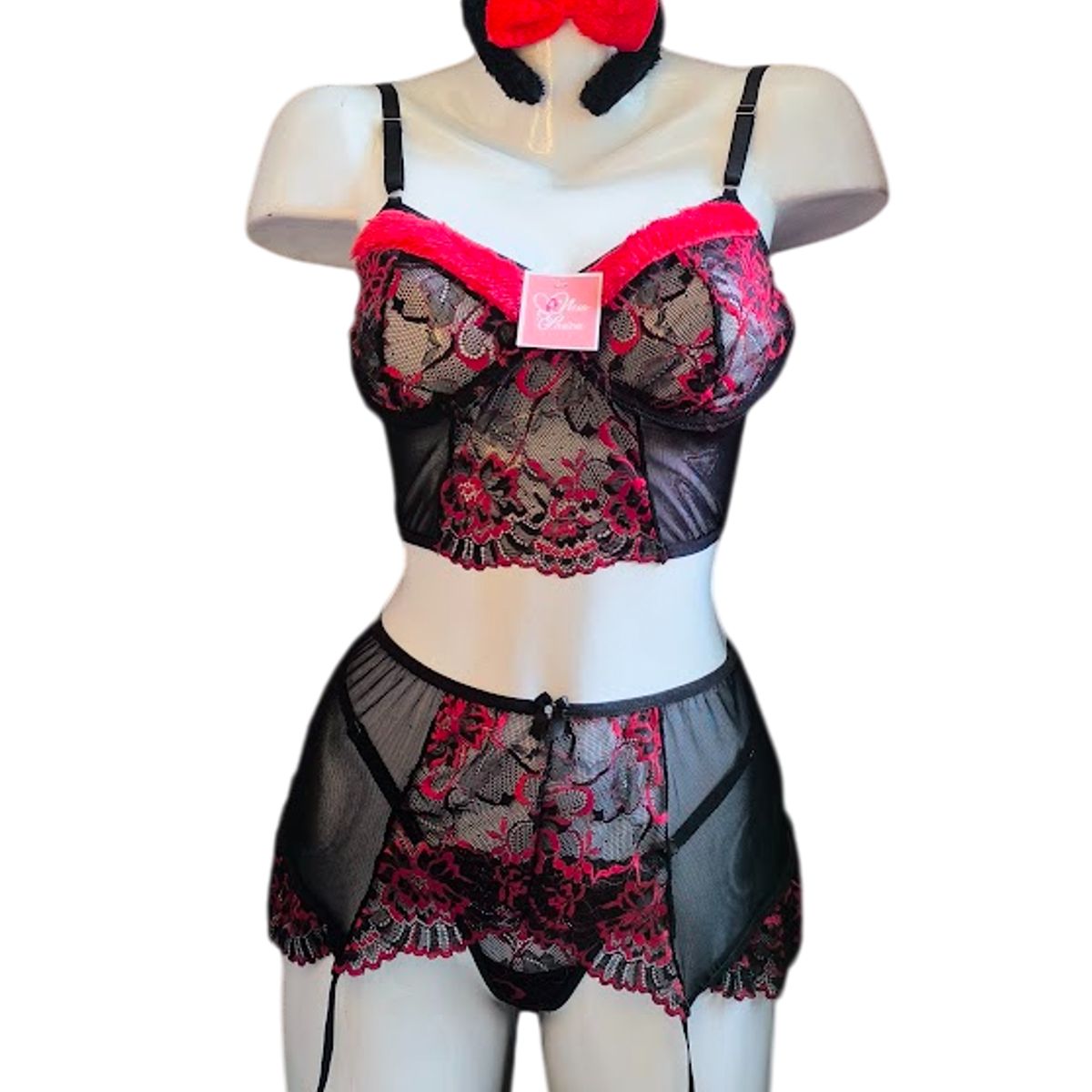 GENERICO - DISFRAZ DE CONEJITA PLAY LENCERIA SEXY