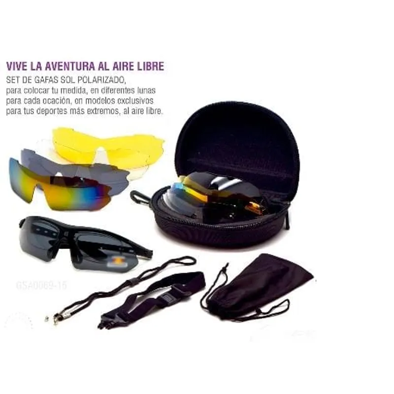 GENERICO - Lentes tactico 5 lunas intercambiables