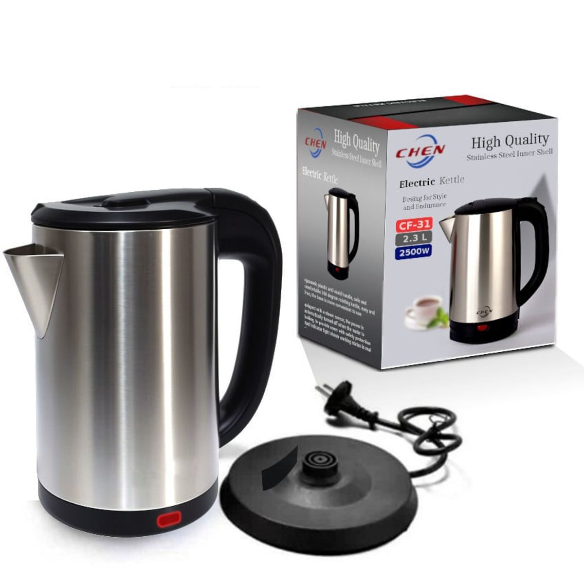 GENERICO - Hervidor jarra eléctrico Acero cocina hervidora AGUA SOPA TE 23L