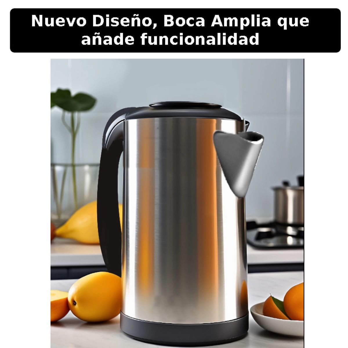 GENERICO - Hervidor jarra eléctrico Acero cocina hervidora AGUA SOPA TE 23L