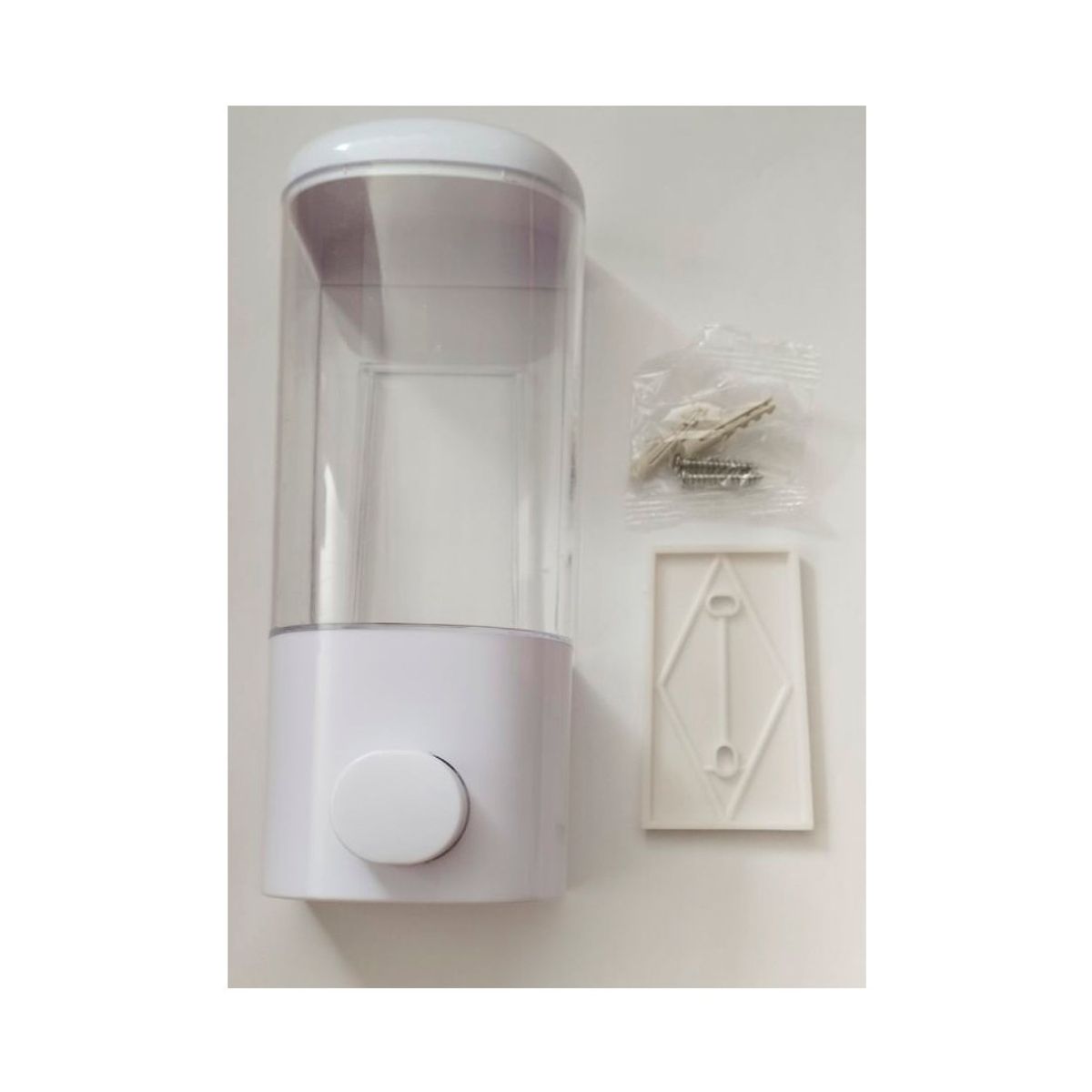 GENERICO - Dispensador de Jabón Líquido 500 ml PVC con Accesorios