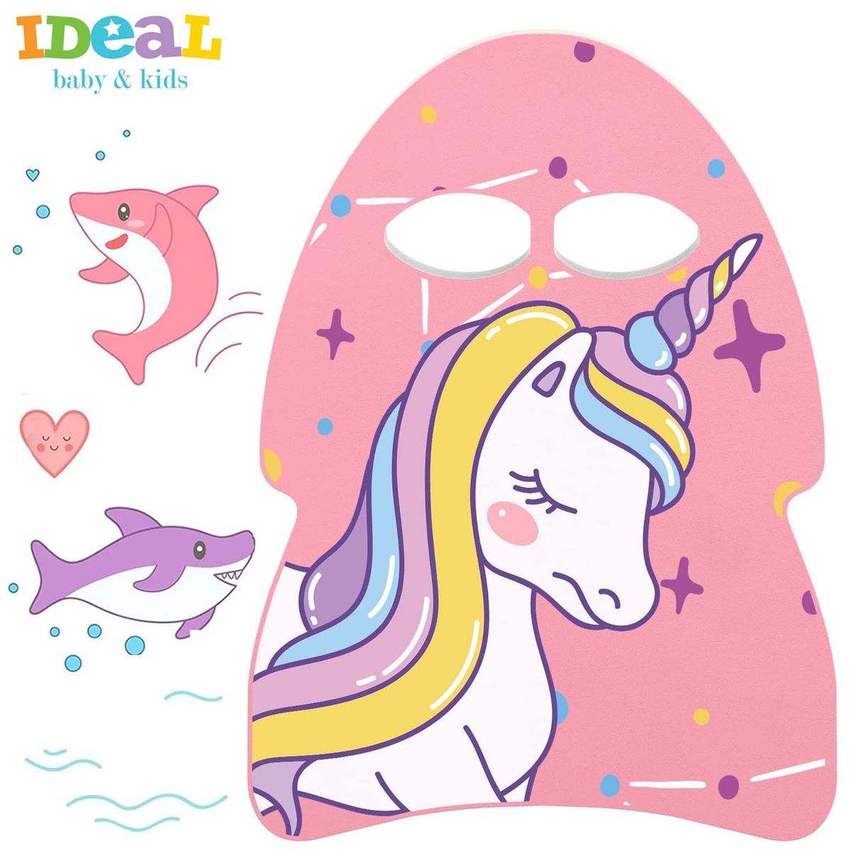 IDEAL - Tabla De Natación Para Niños Unicornio
