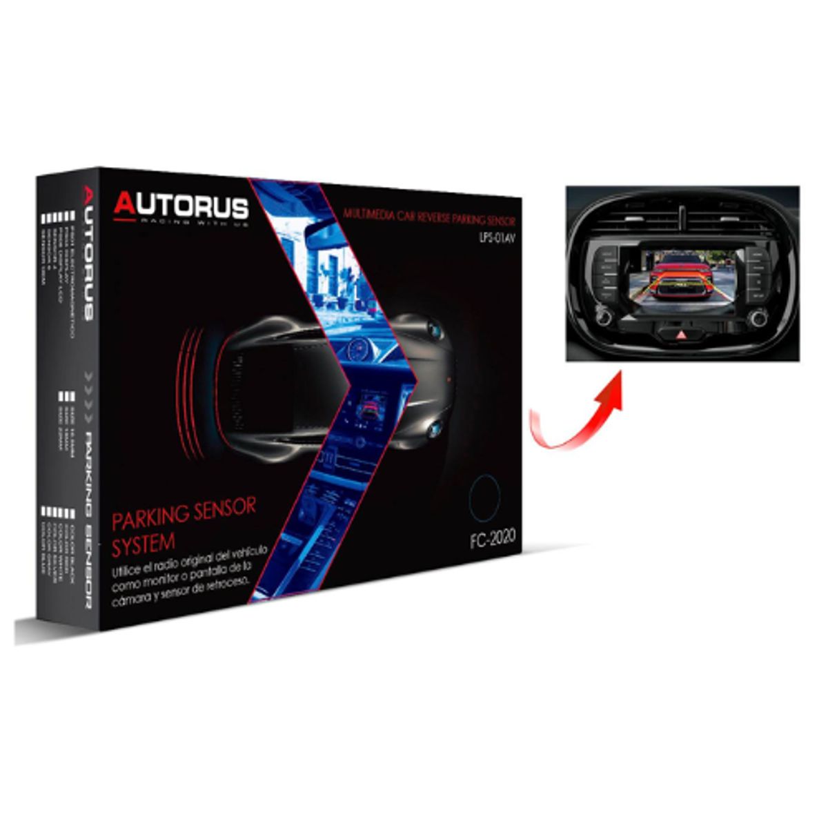 GENERICO - Sensor De Retroceso 04 Sensores C/av 22mm