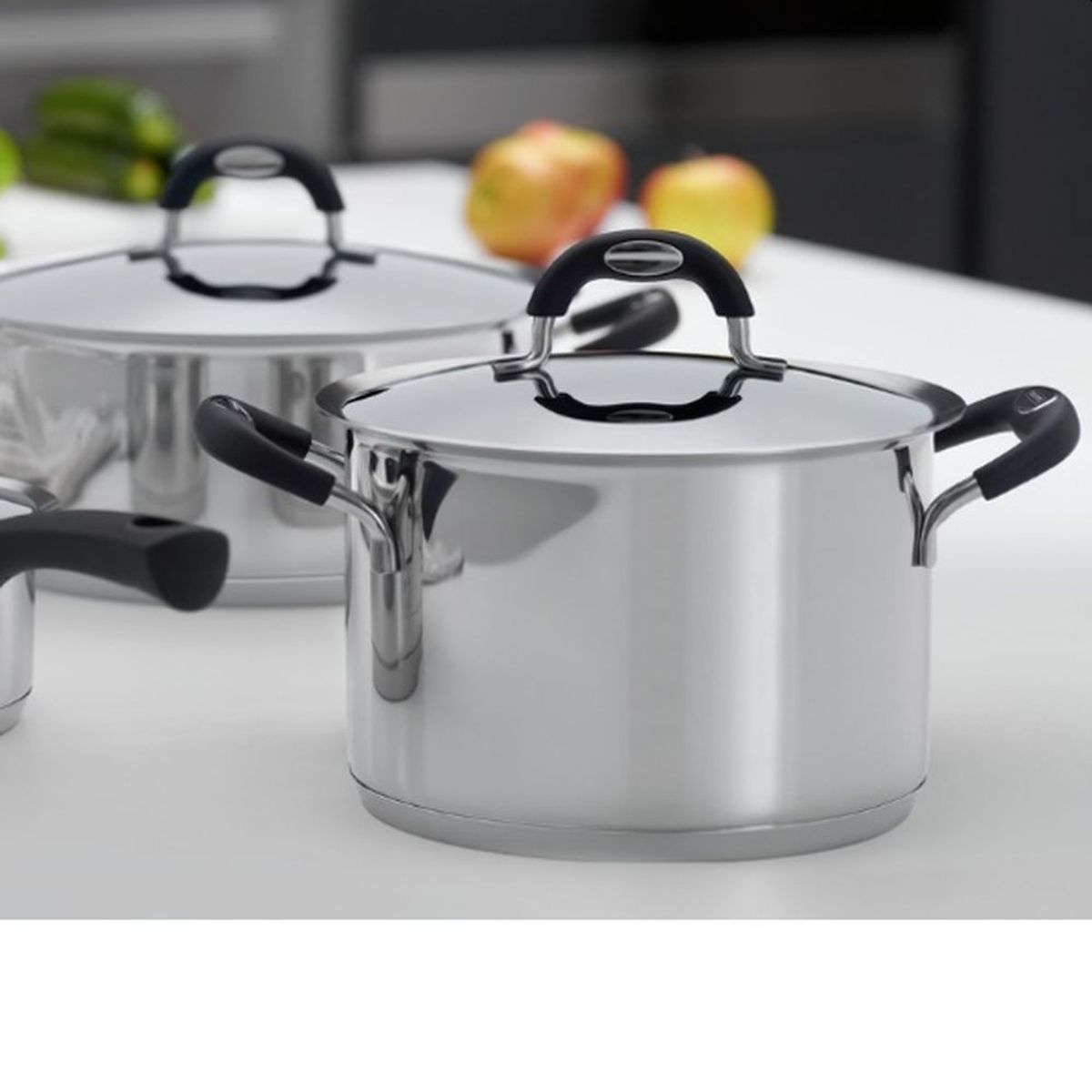 TRAMONTINA - Olla Alta Acero Duo 24 cm 7.70 L Tramontina