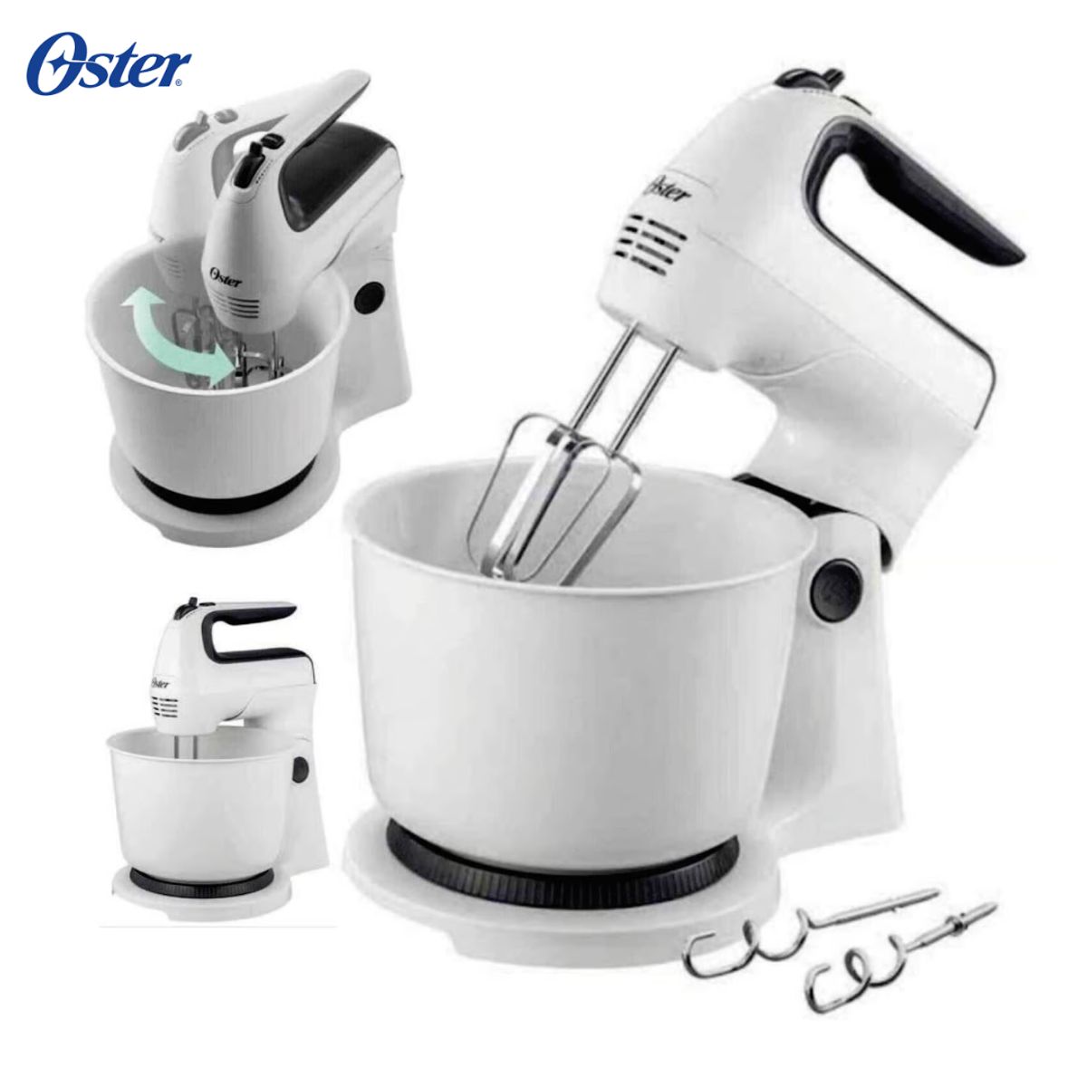 OSTER - Batidora de Mano y Pedestal Oster 250 W FPSTHS3610