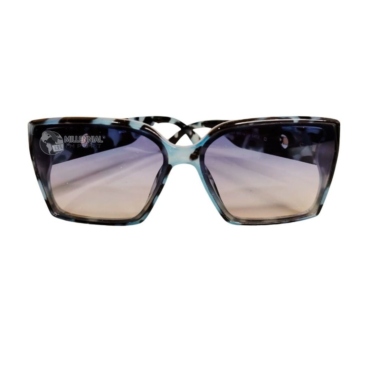 GENERICO - Lentes De Sol Semi Cuadradas de Gran Tamaño Mujer Marca MIK