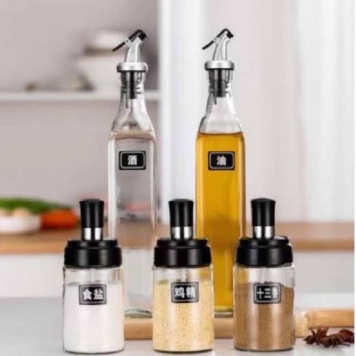 GENERICO - Set de Aceitero mas Condimentero