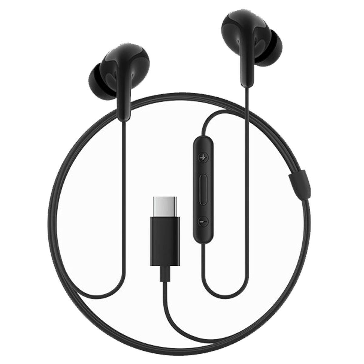 XIAOMI - Audifonos con Cable Xiaomi Tipo C Earphones Manos Libres Negro