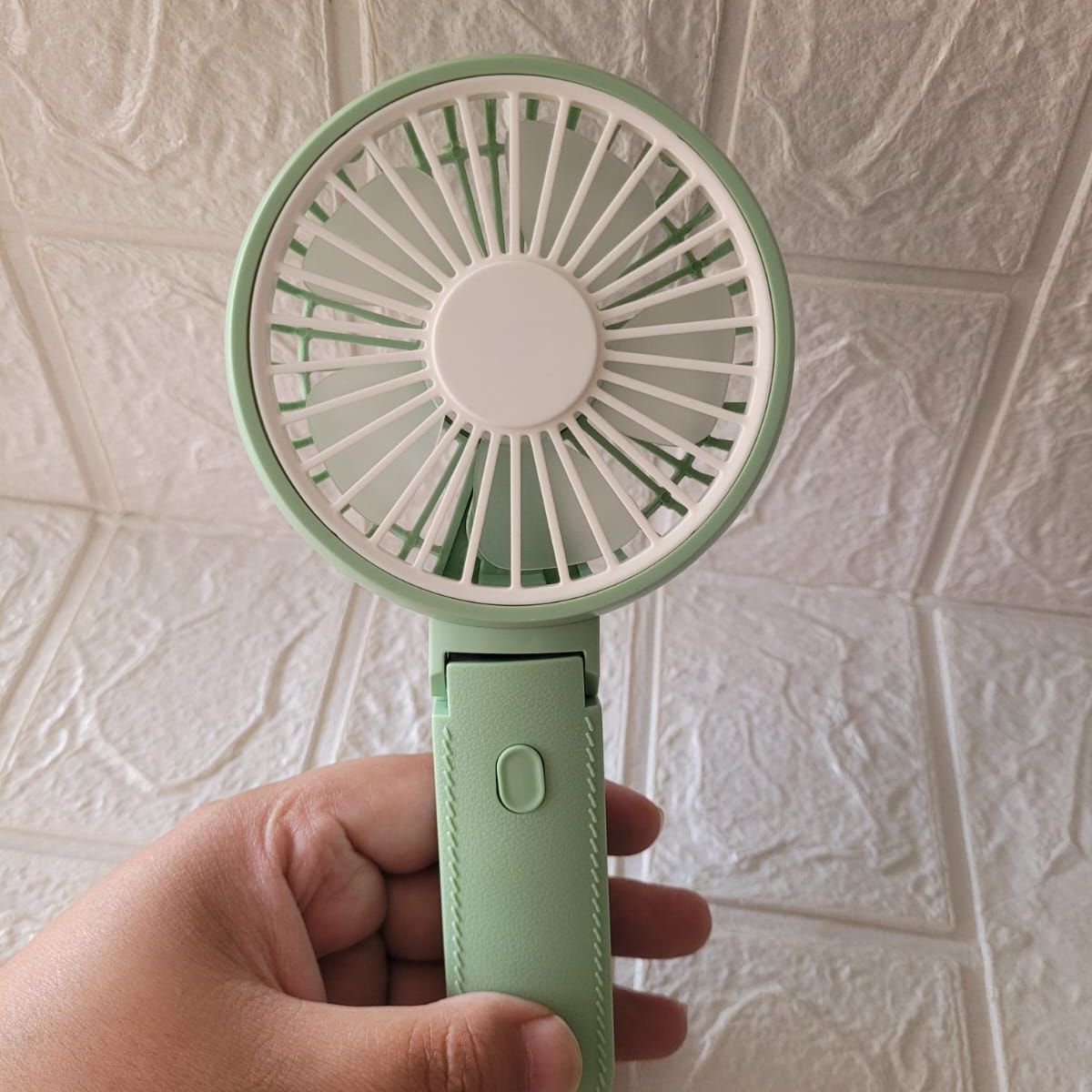 GENERICO - VENTILADOR PORTATIL VERDE PASTEL