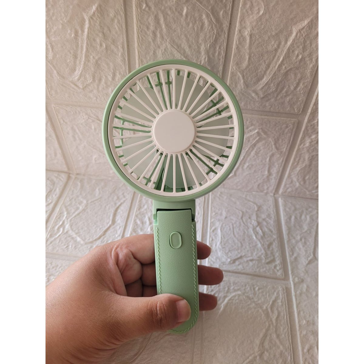 GENERICO - VENTILADOR PORTATIL VERDE PASTEL