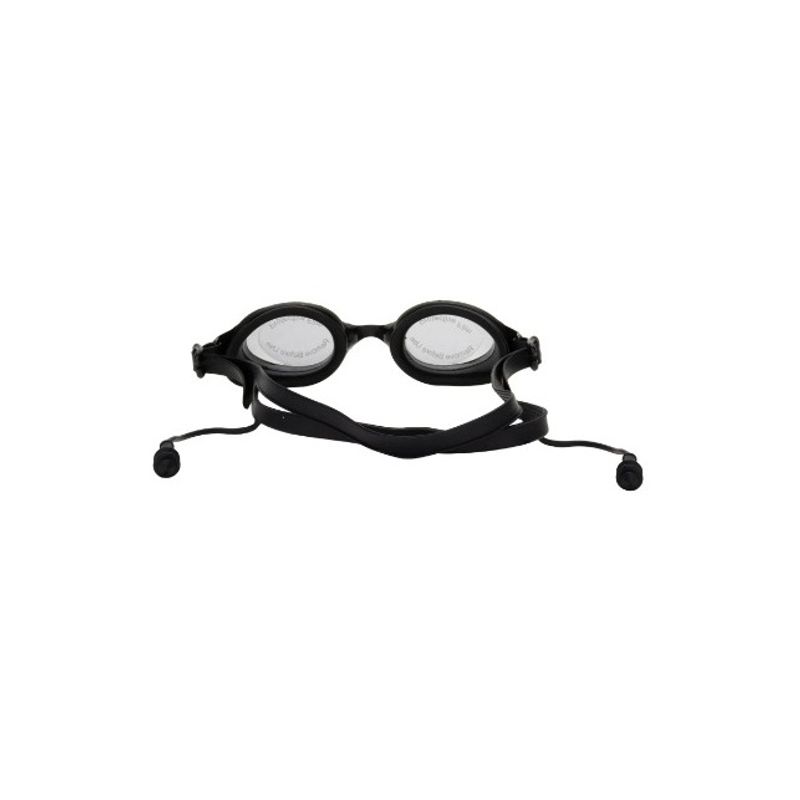 GENERICO - GAFAS DE NATACIÓN con tapa oidos para adultos negro