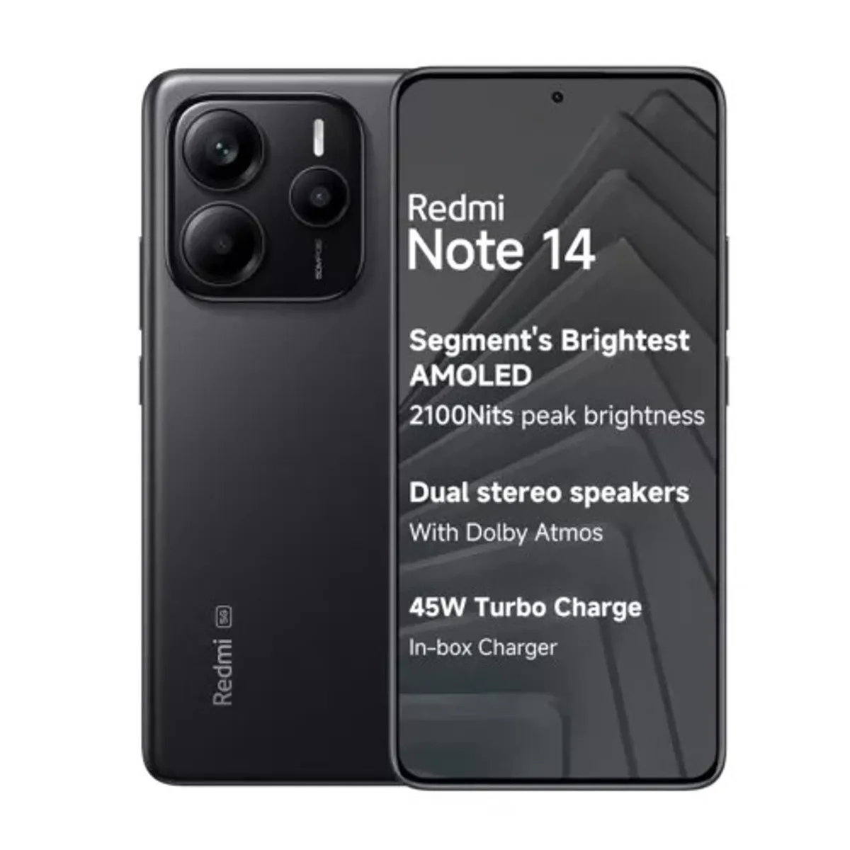 REDMI - Redmi Note 14 - Negro - 256 GB Almacenamiento - 8 GB RAM