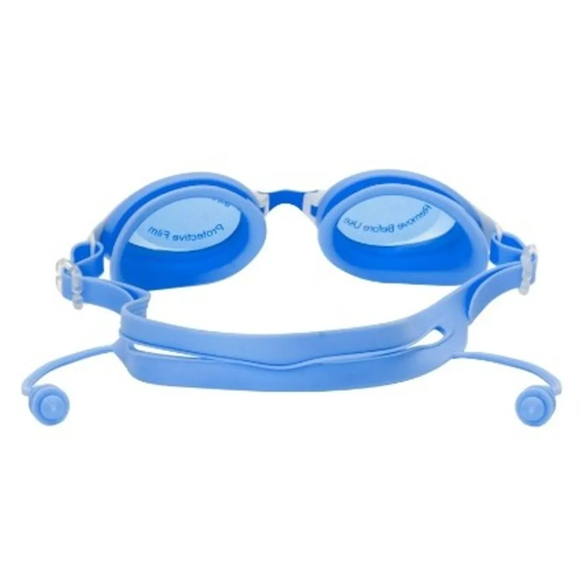 GENERICO - GAFAS DE NATACIÓN UV ANTI FOG TAPA OIDO AZUL