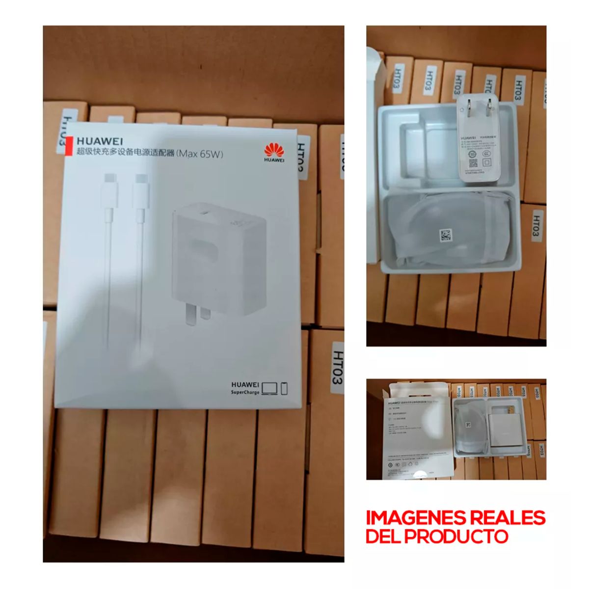 OEM - Cargador tipo C -  LAPTOPS HUAWEI 65w ORIGINAL