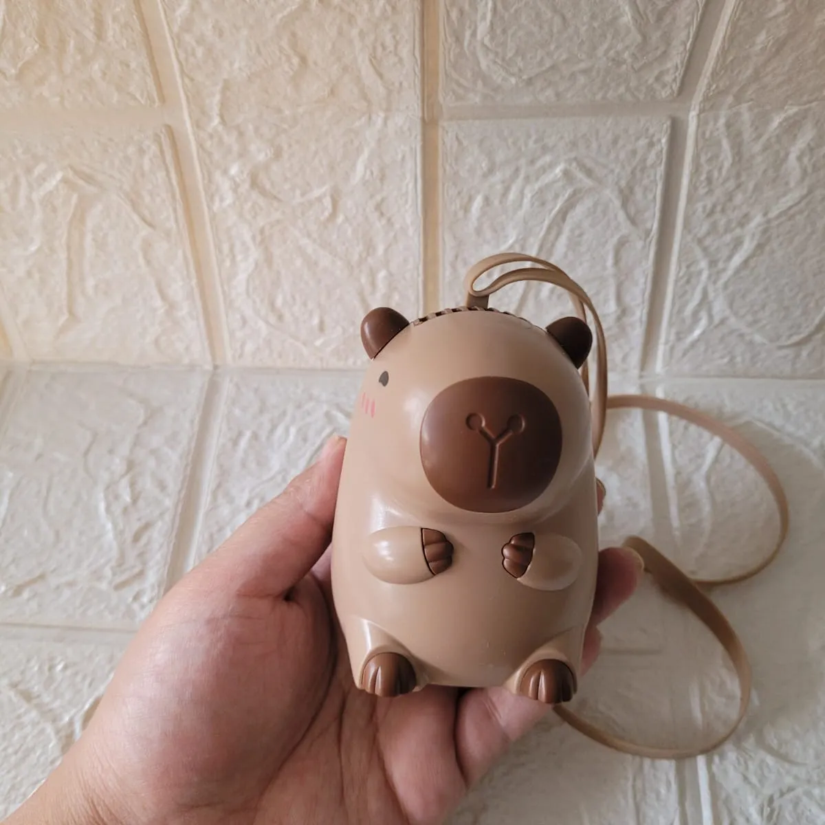 GENERICO - MINI VENTILADOR CAPIBARA - MARRON